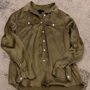 J. Crew Khaki Button Down Shirt